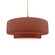 Large Tier 1-Light Pendant (254|CER-6545-CLAY-NCKL-BEIG-TWST)