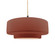 Large Tier 1-Light Pendant (254|CER-6545-CLAY-MBLK-BEIG-TWST)
