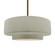 Large Tier 1-Light Pendant (254|CER-6545-CKC-BRSS-RIGID)