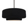 Large Tier 1-Light Pendant (254|CER-6545-BLK-NCKL-RIGID)