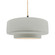 Large Tier 1-Light Pendant (254|CER-6545-BIS-MBLK-BEIG-TWST)