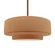 Large Tier 1-Light Pendant (254|CER-6545-ADOB-BRSS-RIGID-LED1-700)