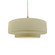 Medium Tier 1-Light Pendant (254|CER-6543-VAN-BRSS-BEIG-TWST-LED1-700)