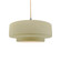 Medium Tier 1-Light Pendant (254|CER-6543-VAN-NCKL-BEIG-TWST)
