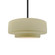 Medium Tier 1-Light Pendant (254|CER-6543-VAN-MBLK-RIGID)