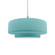 Medium Tier 1-Light Pendant (254|CER-6543-RFPL-BRSS-BEIG-TWST-LED1-700)