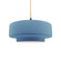 Medium Tier 1-Light Pendant (254|CER-6543-SKBL-MBLK-BEIG-TWST)