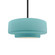 Medium Tier 1-Light Pendant (254|CER-6543-RFPL-MBLK-RIGID)