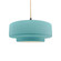 Medium Tier 1-Light Pendant (254|CER-6543-RFPL-MBLK-BEIG-TWST)