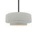 Medium Tier 1-Light Pendant (254|CER-6543-MTGD-MBLK-RIGID-LED1-700)