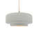 Medium Tier 1-Light Pendant (254|CER-6543-MTGD-BRSS-BEIG-TWST-LED1-700)