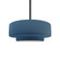 Medium Tier 1-Light Pendant (254|CER-6543-MID-MBLK-RIGID-LED1-700)