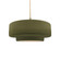 Medium Tier 1-Light Pendant (254|CER-6543-MGRN-BRSS-BEIG-TWST-LED1-700)