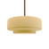 Medium Tier 1-Light Pendant (254|CER-6543-MYLW-BRSS-RIGID)
