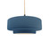 Medium Tier 1-Light Pendant (254|CER-6543-MDMT-MBLK-BEIG-TWST-LED1-700)