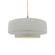 Medium Tier 1-Light Pendant (254|CER-6543-MTGD-NCKL-BEIG-TWST)