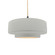 Medium Tier 1-Light Pendant (254|CER-6543-MTGD-MBLK-BEIG-TWST)