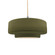 Medium Tier 1-Light Pendant (254|CER-6543-MGRN-NCKL-BEIG-TWST)