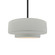 Medium Tier 1-Light Pendant (254|CER-6543-MAT-MBLK-RIGID)