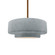 Medium Tier 1-Light Pendant (254|CER-6543-CONC-BRSS-RIGID-LED1-700)