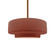Medium Tier 1-Light Pendant (254|CER-6543-CLAY-BRSS-RIGID-LED1-700)