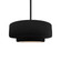 Medium Tier 1-Light Pendant (254|CER-6543-CRB-MBLK-RIGID)