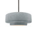 Medium Tier 1-Light Pendant (254|CER-6543-CONC-NCKL-RIGID)