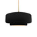 Medium Tier 1-Light Pendant (254|CER-6543-CBGD-BRSS-BEIG-TWST-LED1-700)