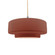 Medium Tier 1-Light Pendant (254|CER-6543-CLAY-NCKL-BEIG-TWST)