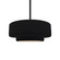Medium Tier 1-Light Pendant (254|CER-6543-BLK-MBLK-RIGID-LED1-700)