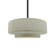 Medium Tier 1-Light Pendant (254|CER-6543-CKC-MBLK-RIGID)