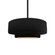 Medium Tier 1-Light Pendant (254|CER-6543-CBGD-MBLK-RIGID)