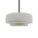 Medium Tier 1-Light Pendant (254|CER-6543-BIS-MBLK-RIGID-LED1-700)