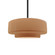 Medium Tier 1-Light Pendant (254|CER-6543-ADOB-MBLK-RIGID)