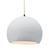 Large Globe 1-Light Pendant (254|CER-6535-WTWT-MBLK-BEIG-TWST)