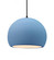 Large Globe LED Pendant (254|CER-6535-SKBL-MBLK-BKCD-LED1-700)