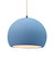 Large Globe 1-Light Pendant (254|CER-6535-SKBL-MBLK-BEIG-TWST-LED1-700)