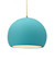 Large Globe 1-Light Pendant (254|CER-6535-RFPL-ABRS-BEIG-TWST-LED1-700)