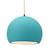 Large Globe 1-Light Pendant (254|CER-6535-RFPL-MBLK-BEIG-TWST)