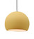 Large Globe 1-Light Pendant (254|CER-6535-MYLW-NCKL-BKCD)