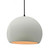 Large Globe LED Pendant (254|CER-6535-MTGD-MBLK-BKCD-LED1-700)