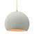 Large Globe 1-Light Pendant (254|CER-6535-MTGD-ABRS-BEIG-TWST)