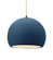 Large Globe 1-Light Pendant (254|CER-6535-MDMT-MBLK-BEIG-TWST-LED1-700)
