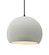 Large Globe 1-Light Pendant (254|CER-6535-MAT-MBLK-BKCD)