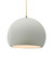 Large Globe 1-Light Pendant (254|CER-6535-MAT-ABRS-BEIG-TWST)