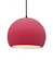 Large Globe 1-Light Pendant (254|CER-6535-CRSE-MBLK-BKCD)