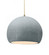 Large Globe 1-Light Pendant (254|CER-6535-CONC-ABRS-BEIG-TWST)