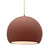 Large Globe 1-Light Pendant (254|CER-6535-CLAY-NCKL-BEIG-TWST)