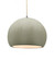 Large Globe 1-Light Pendant (254|CER-6535-CKC-NCKL-BEIG-TWST)