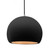 Large Globe 1-Light Pendant (254|CER-6535-CBGD-NCKL-BKCD)